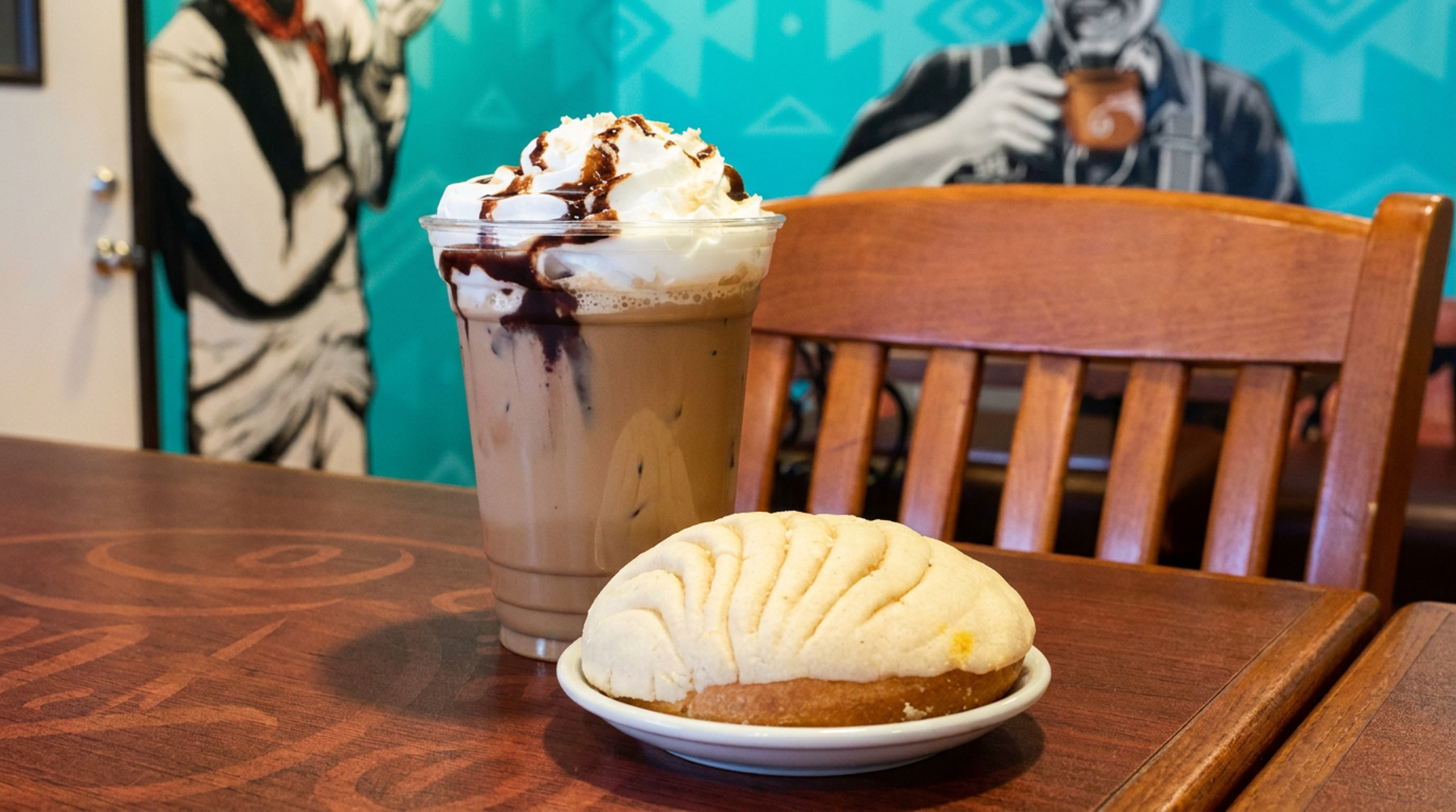 Coffee and pan dulce